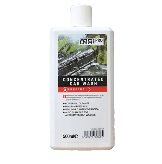 ValetPro Concentrated Car Wash 500Ml Valeting Detailing Removes Dirt & Grime