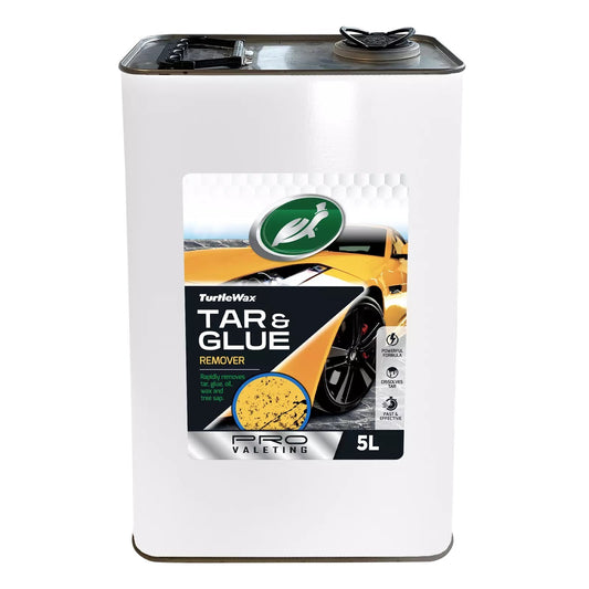 Turtle Wax Tar & Glue Pro Valeting 5L, Removes Tar, Glue, Oil, Wax & Tree Sap