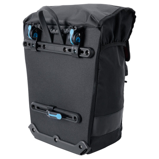 Oxford T15 QR 15L Pannier Bag Black Cycling Bike Ride Hi Vis Adjustable