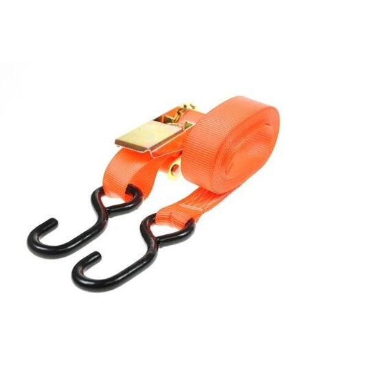MAYPOLE Ratchet Strap & Hooks - 25mm x 4.5m (600kg GS) - 6070
