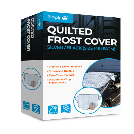 Quilted Car Windscreen Mirror Strong Frost Shield Cover Snow Winter Protector