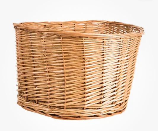 Adie 16'' D Shape Wicker Basket