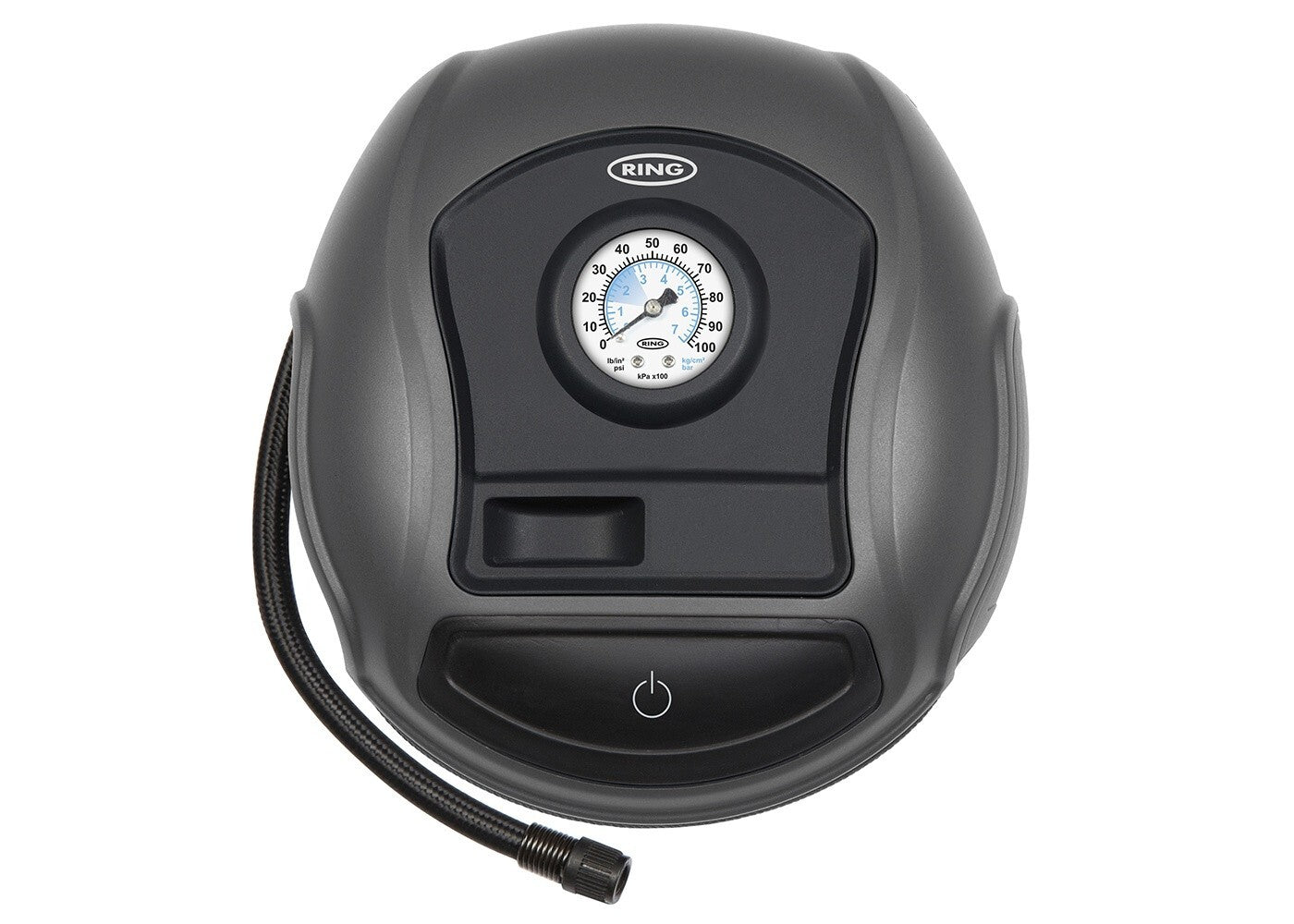 Analogue Tyre Inflator 12V DC - Inflates A Tyre In 4.5 Minutes - RING RTC100