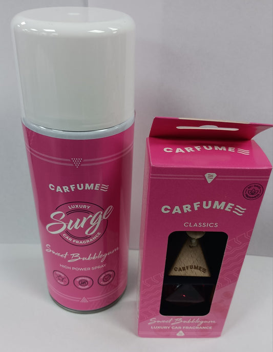 Double Pack Carfume Car Air Freshener Freshner Fragrance Scent sweet bubblegum