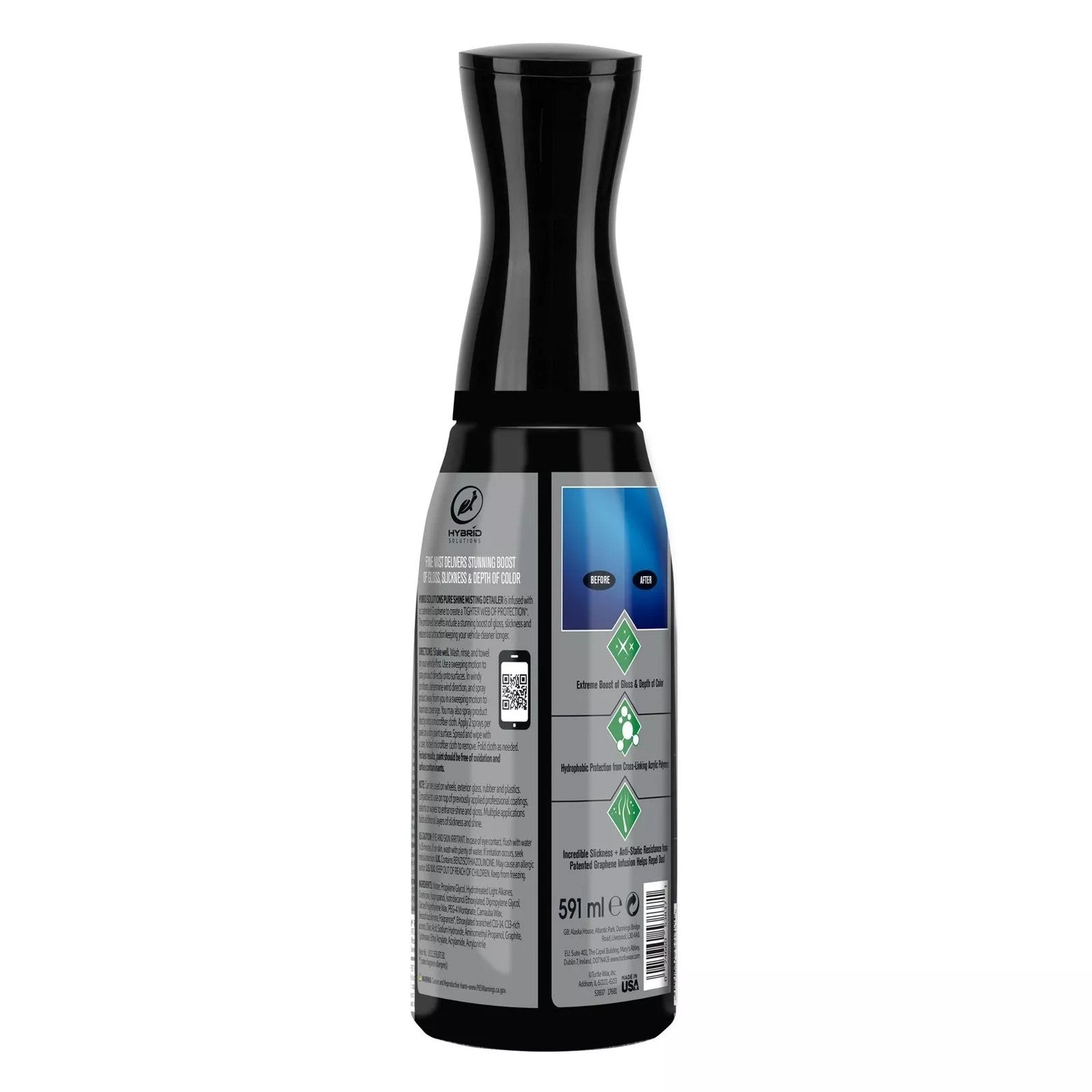 Turtle Wax Hybrid Solutions Pure Shine Detailer Misting Spray 591ml