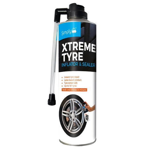 Xtreme Tyre Inflator, Tyre Repair Fluid, Seales & Inflates, Tyre Sensor Safe
