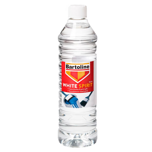 Bartoline White Spirit Thins Solvent/Oil Paint Brush Solvent 750ml 19925070