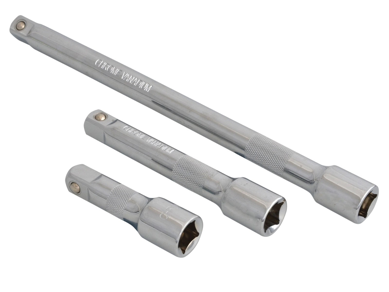 BlueSpot 3 Piece 1/2" Drive Extension Bar Set 3", 5" & 10" 02070