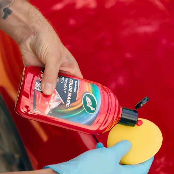 Turtle Wax Color Magic Car Paintwork Polish Restores Scratches Faded 500ml Red