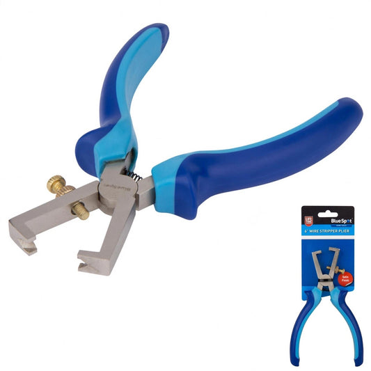 BlueSpot 150mm (6") Wire Stripper Plier Soft Grip Vinyl Handles With Slip Guard