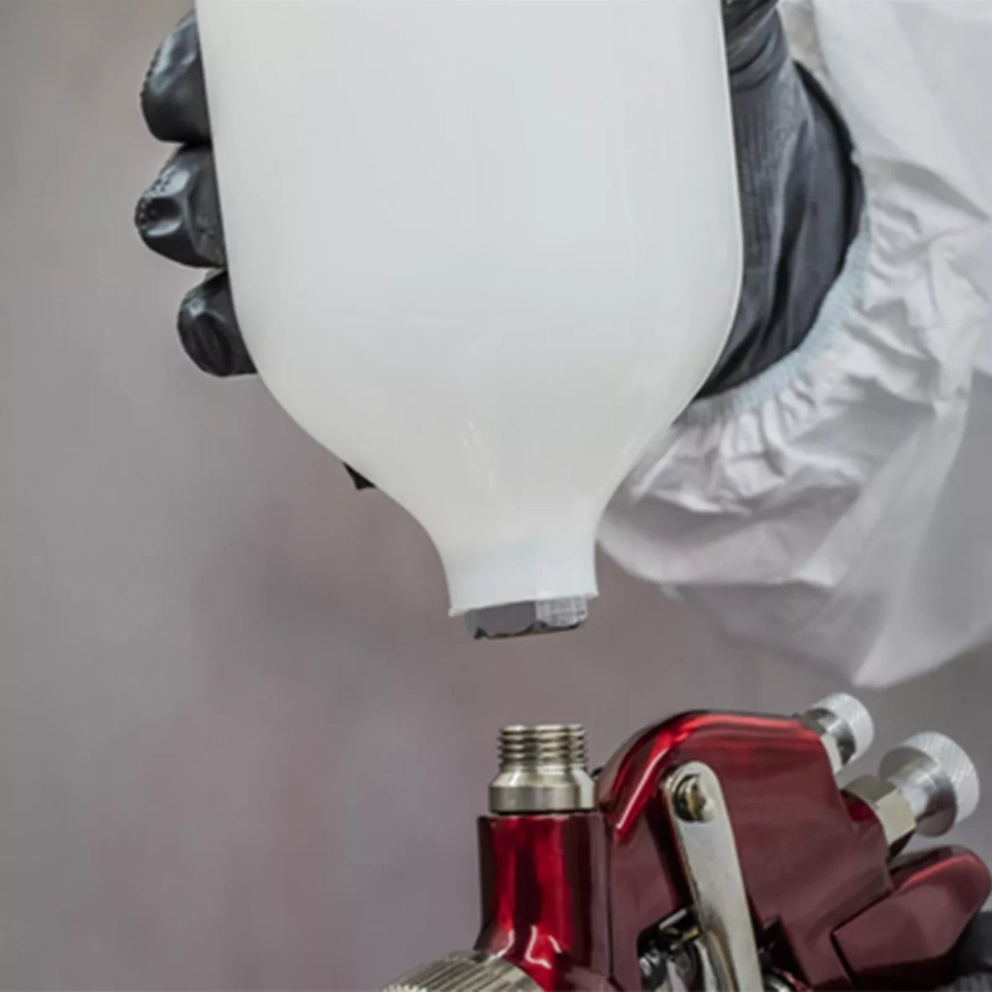 Sealey HVLP Mini Gravity Feed Air Spray Paint Gun 1.4mm Nozzle Auto Car Sprayer