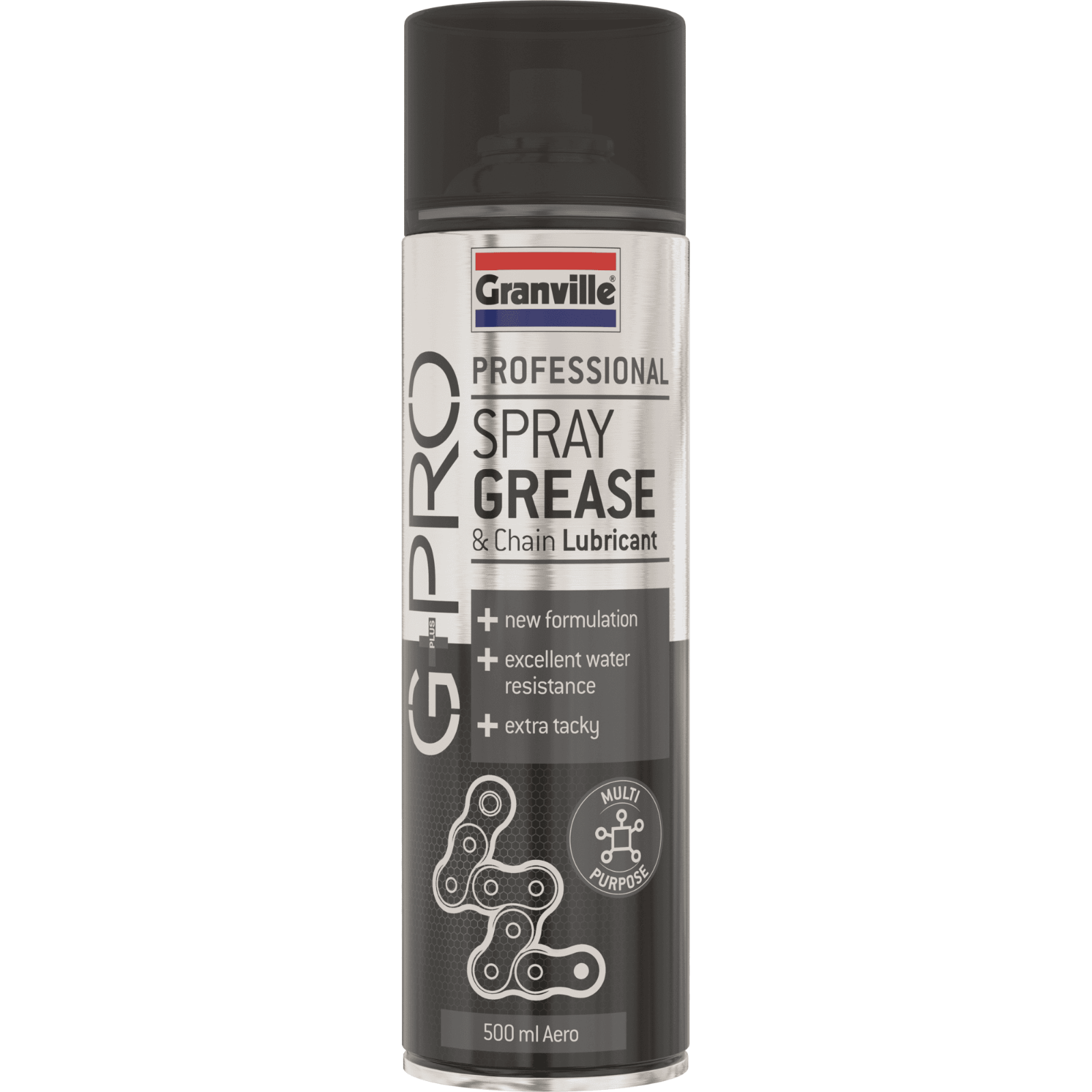 Granville Professional Multi Purpose Spray Grease & Motor Bike Chain Lubri 500ml
