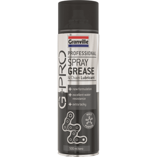 Granville Professional Multi Purpose Spray Grease & Motor Bike Chain Lubri 500ml