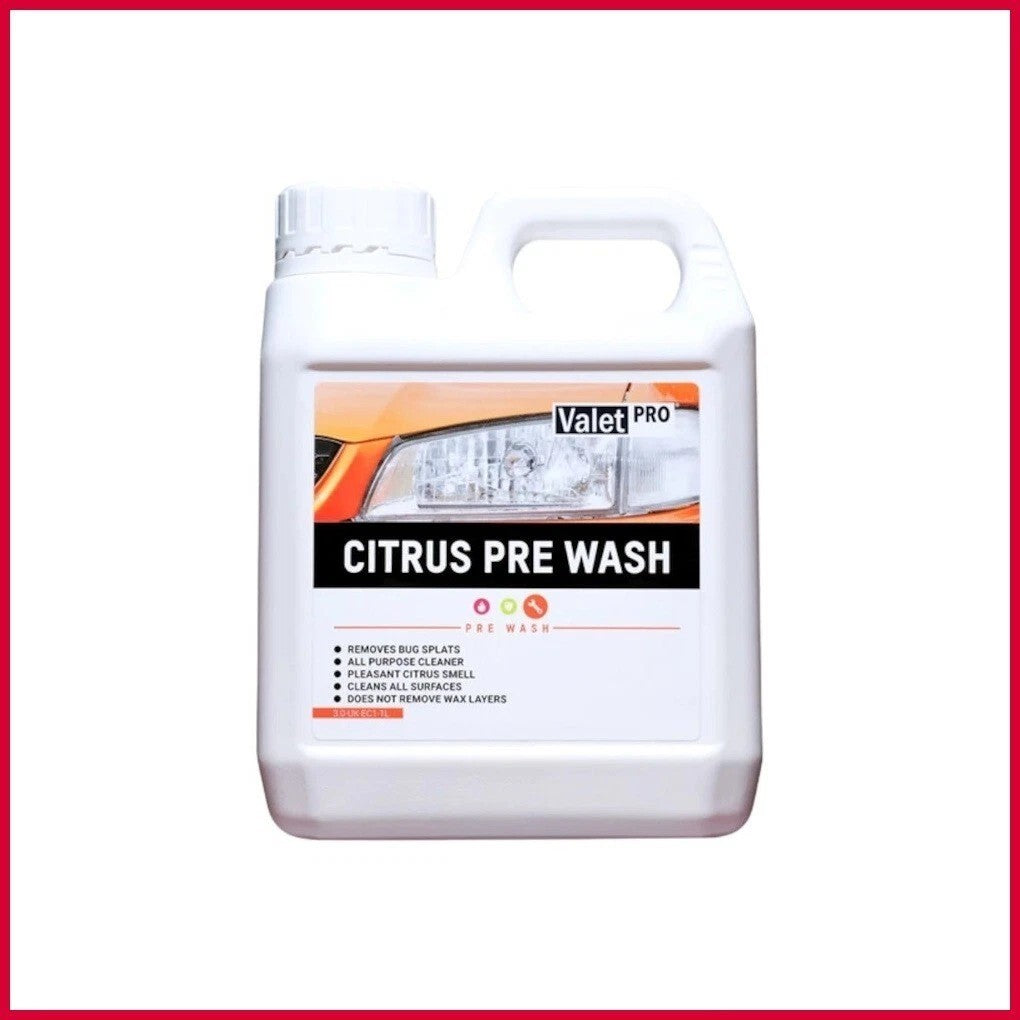 Valet Pro Citrus Scent  Pre Wash 1L, Proffesional Detailing Solution  - EC1-1L