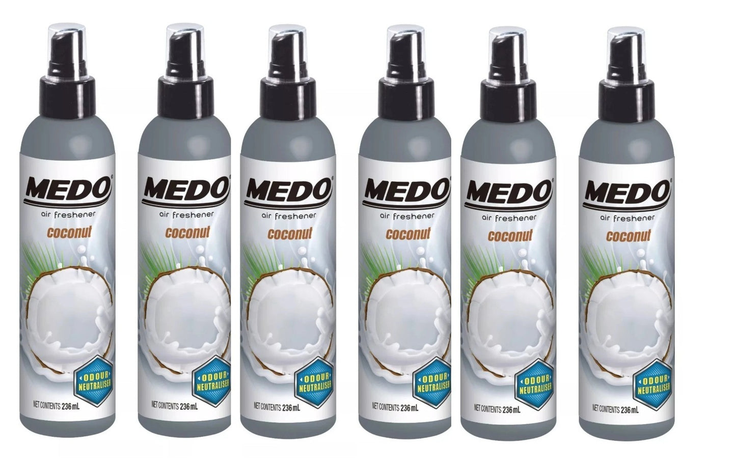 Medo Pump Sprays Odour Neutraliser Car and Home Air Freshener Build a Bundle