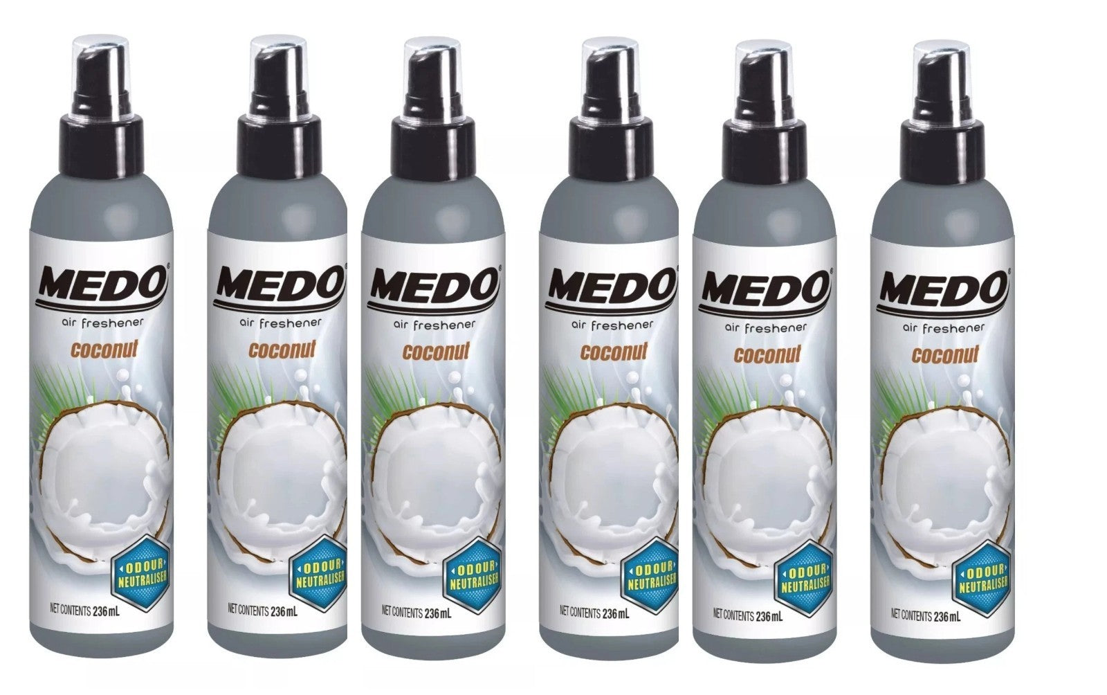 Medo Pump Sprays Odour Neutraliser Car and Home Air Freshener Build a Bundle