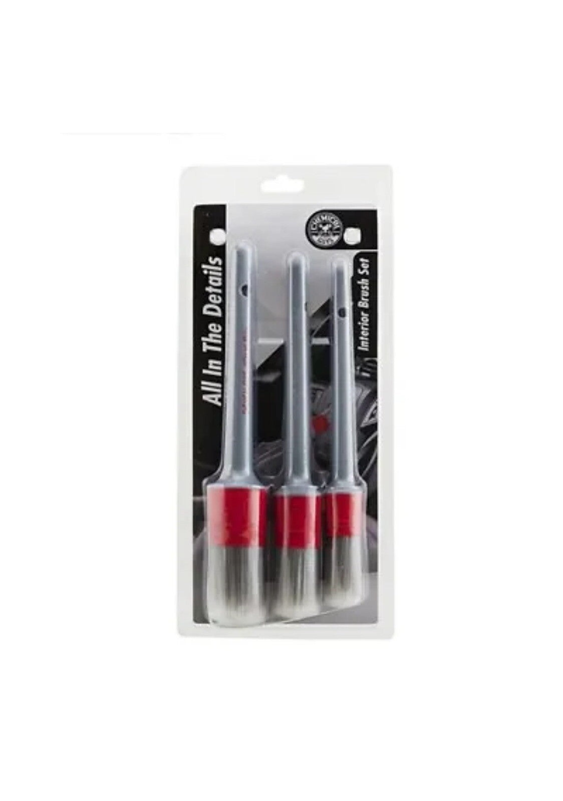 Chemical Guys Interior Detailing Brushes Set - All In The Details - 3 Pack
