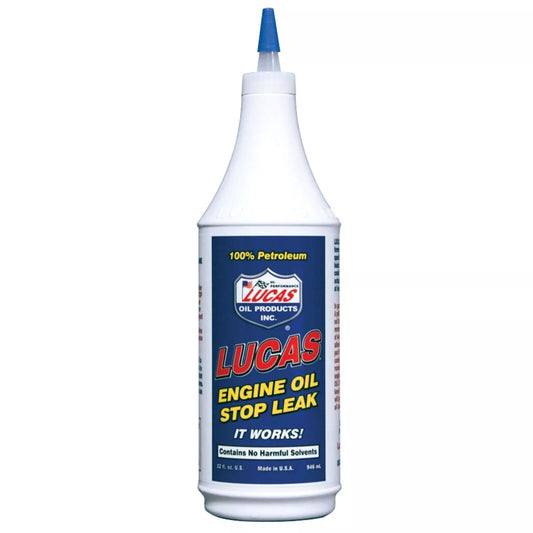 Engine Oil Stop Leak - 946 ml - Reduces Engine Noise - Lucas Oil 40278A