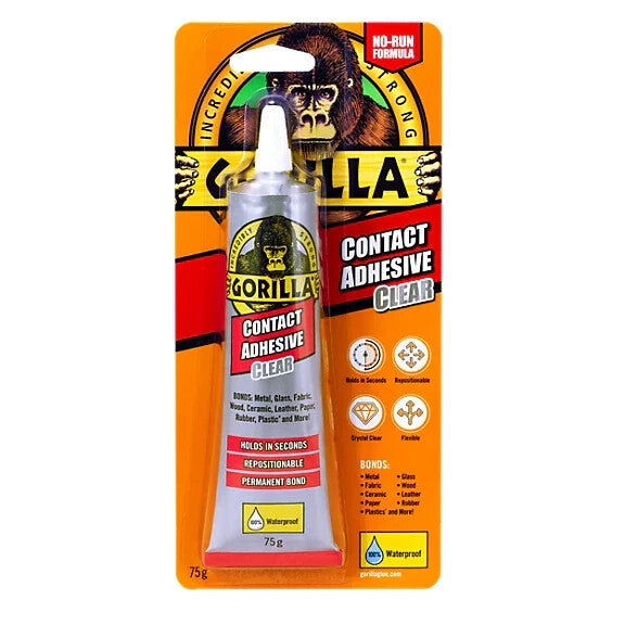 Gorilla Glue Contact Adhesive, Clear - 75g