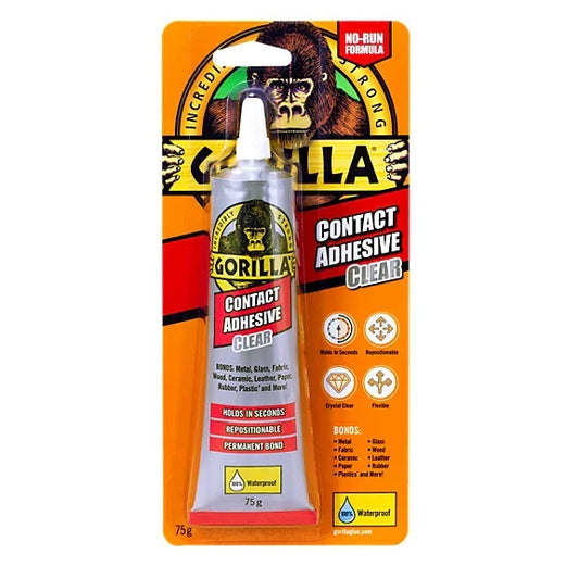 Gorilla Glue Contact Adhesive, Clear - 75g