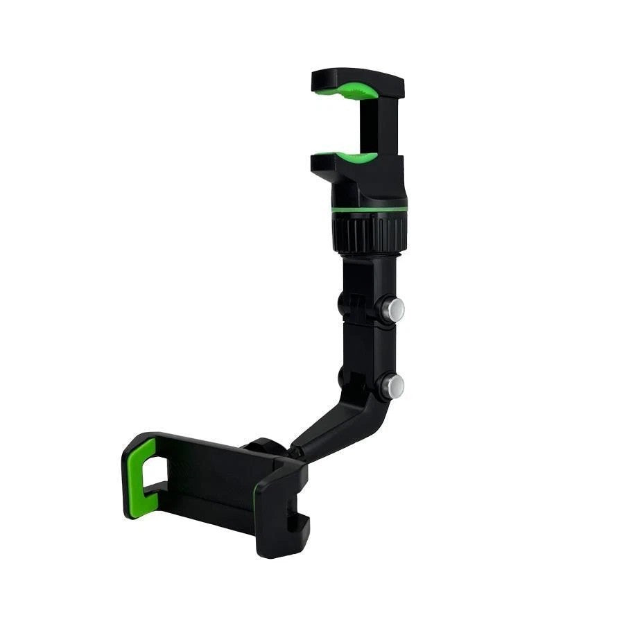 Sakura Rear View Mirror Phone Holder Adjustable 360 Rotatable Universal Clamp