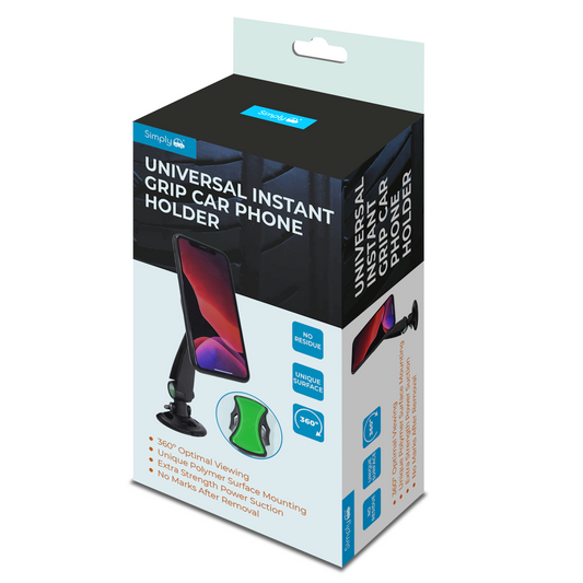 Simply Auto Advanced Sticky Phone Holder Grip, Suction Cup, Dashboard, PH009