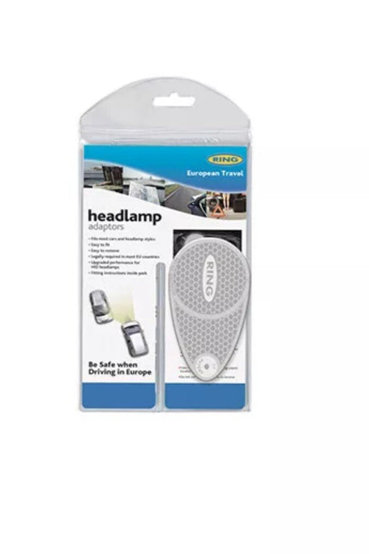 Ring European Headlamp Adaptors Travel Legal Requirement Easy to Fit RCT1250