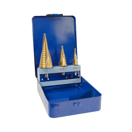 jefferson 3 piece step drill set JEFSTPSHSS03
