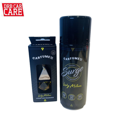 Double Pack Carfume Car Air Freshener Freshner Fragrance Scent - Lady Million