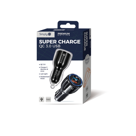 Simply Quick Charge- In car USB QC3.0 x 3 USB ports SUSB02