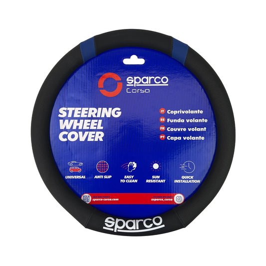 Official Sparco Steering Wheel Cover, Universal fitting, High Quality Material