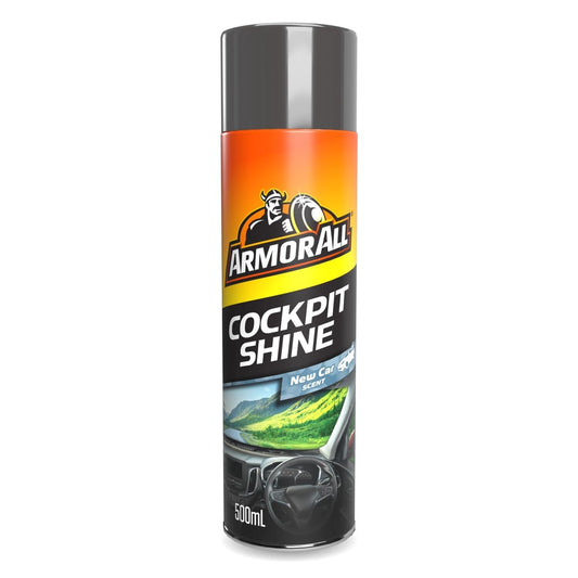 NEW CAR COCKPIT SHINE SPRAY CAN CAR VAN DASHBOARD INTERIOR CLEANER 500ml