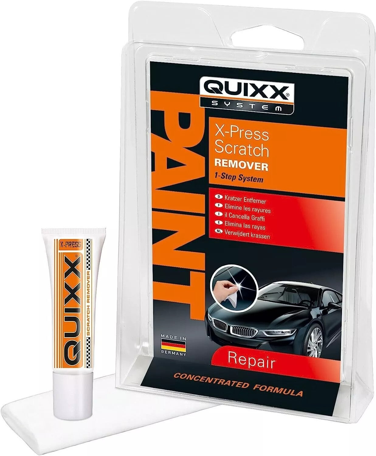 Quixx X-Press Car Paint Scratch Polish & Scuff Remover & Paintwork Restorer
