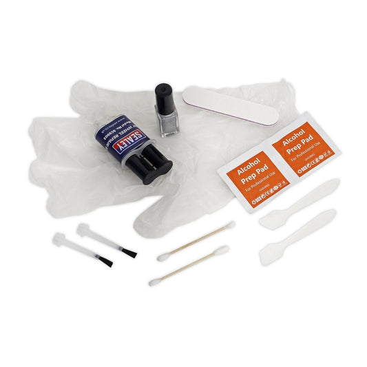 Sealey Professional Alloy Wheel Repair Kit, Permanently Repairs Curb Damage