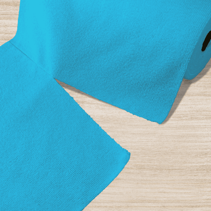 Microfibre Tear-Off Cloth Roll 50 pcs, Lint Free Car Home Garden Cleaning Orange