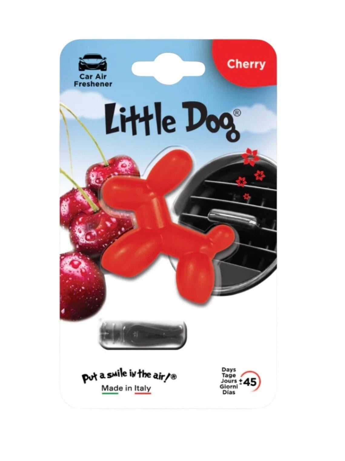 2x Little Joe - Little Dog Car Vent Air Freshener Cherry