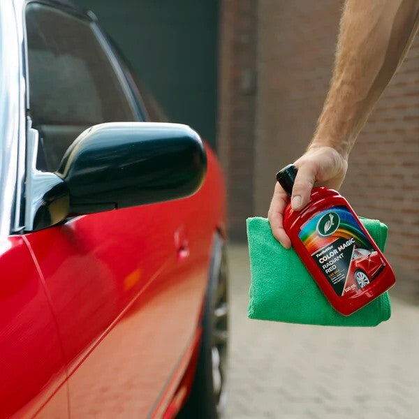 Turtle Wax Color Magic Car Paintwork Polish Restores Scratches Faded 500ml Red