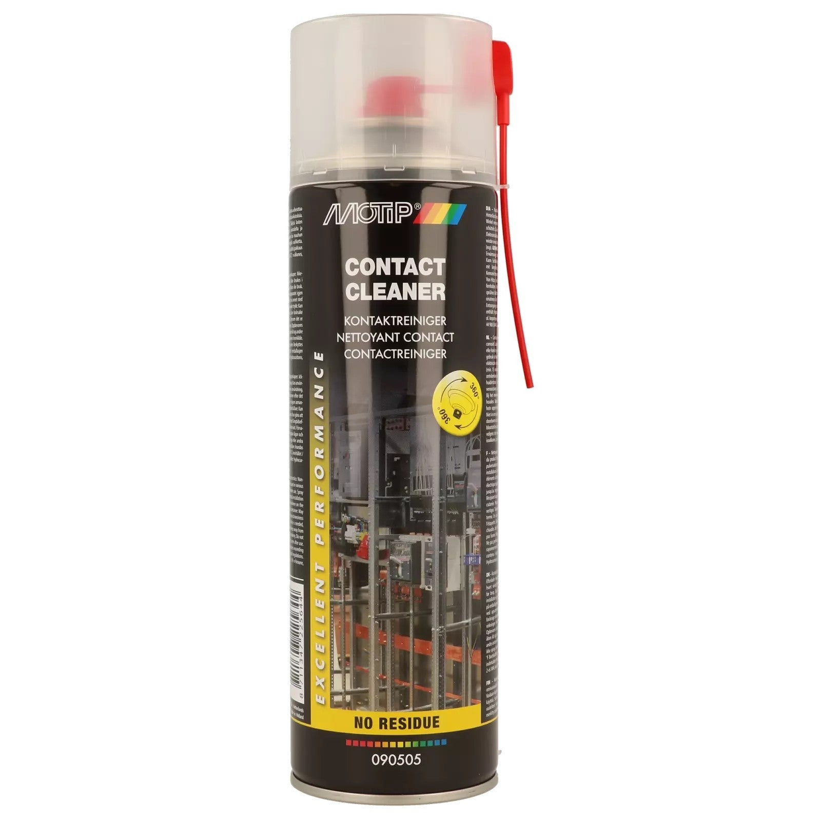 Motip M090505 Contact Cleaner, No Residue, Electrical Contact Cleaner  500ml