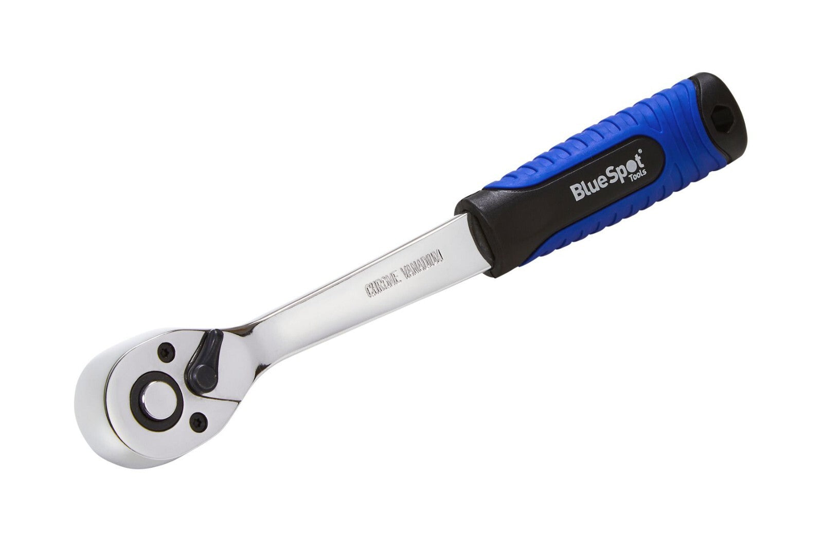 BlueSpot 3/8" Socket Ratchet Soft Grip Handle Quick Release 72 Teeth Drive