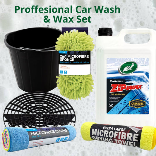 Proffesional Car Detailing  - Wash & Wax set with Carnauba Protection 75 Washes