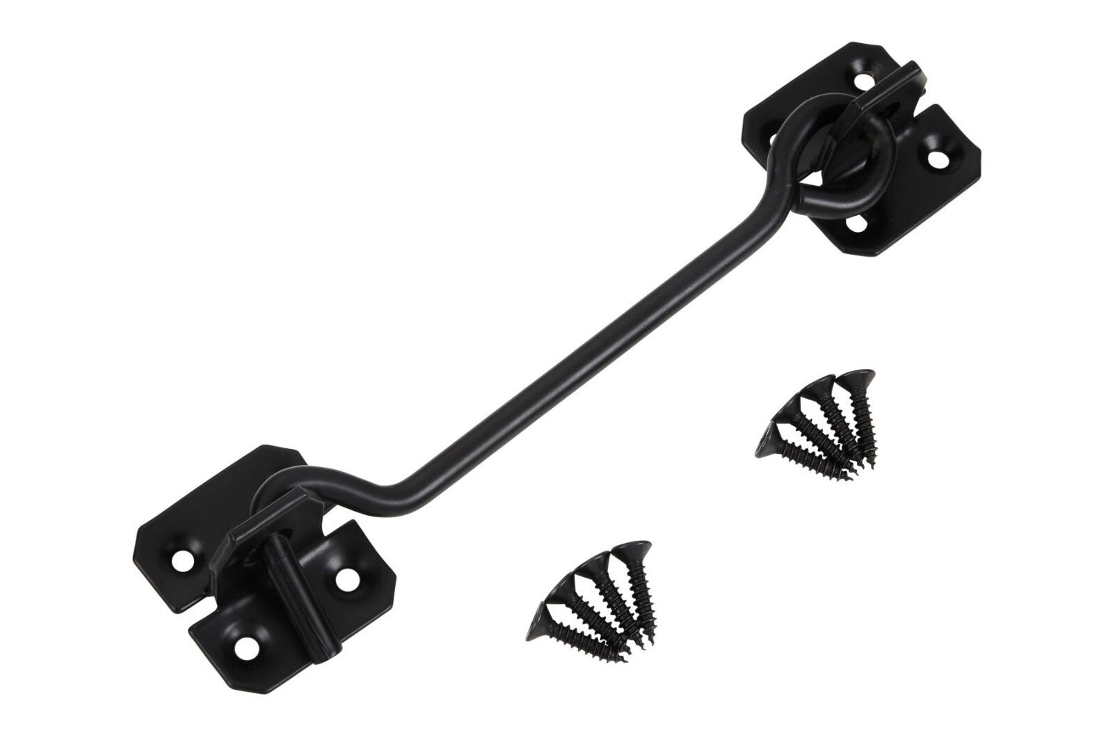 Blue Spot Tools Ironmongery 152mm Black Powder Coated Cabin Hook bsp78041
