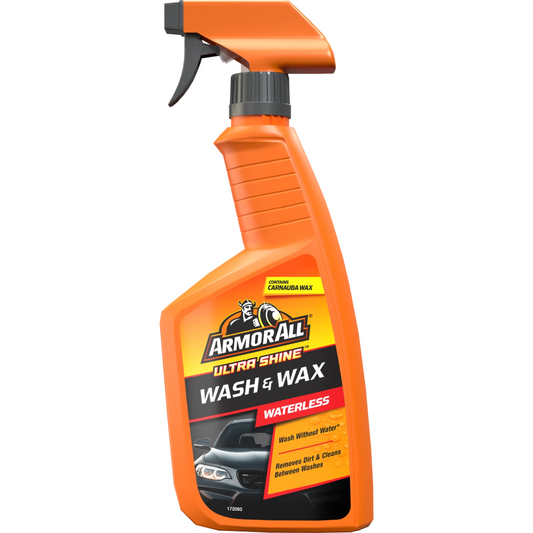 Armor All Waterless Wash & Wax Quick Cleaning Car Detailing Spray Showroom 500ml