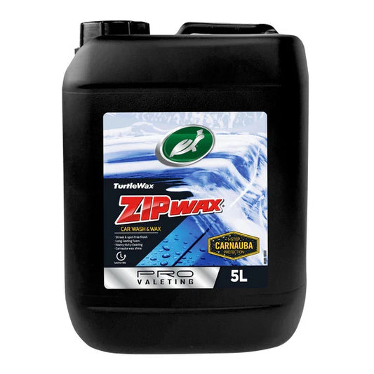 Turtle Wax Zip Wax Concentrated Car Shampoo Pro Valeting 5ltr 53653