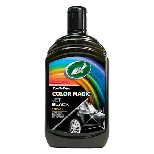 Turtle Wax Color Magic Car Paintwork Polish Restores Scratches Faded 500ml Black