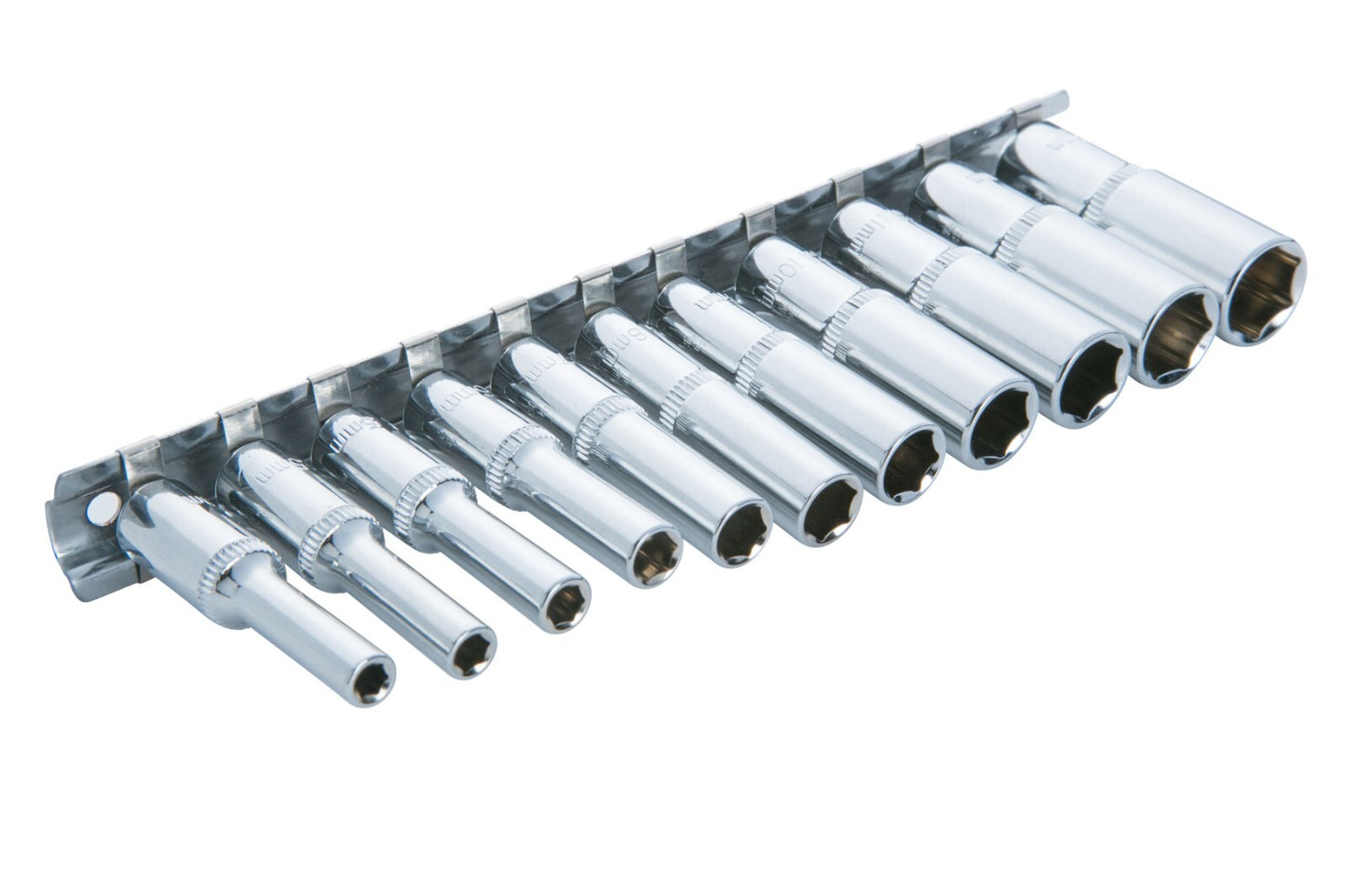 BlueSpot 1/4" Metric Deep Socket Set 4-13mm - Pack of 11 (01540)