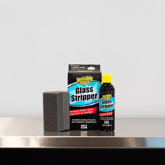 Invisible Glass, Glass Stripper Kit, Removes Water Spots, Road Films and Coating