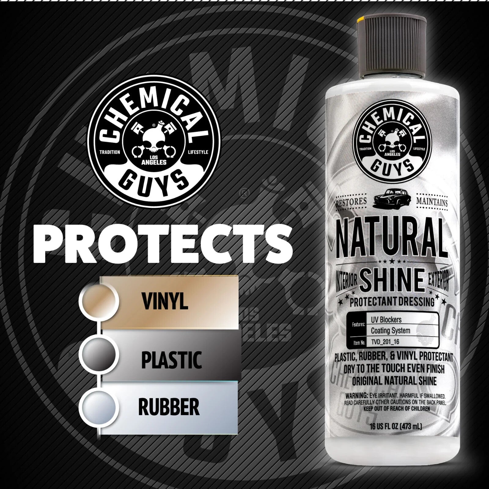 Chemical Guys Natural Shine Satin Shine Dressing (16oz/ 473ml)