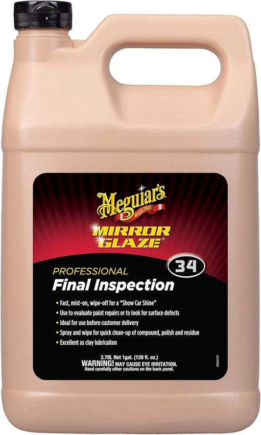 Meguiar'S Mirror Glaze 34 Professional Final Inspection Detailing Spray 3.78L 