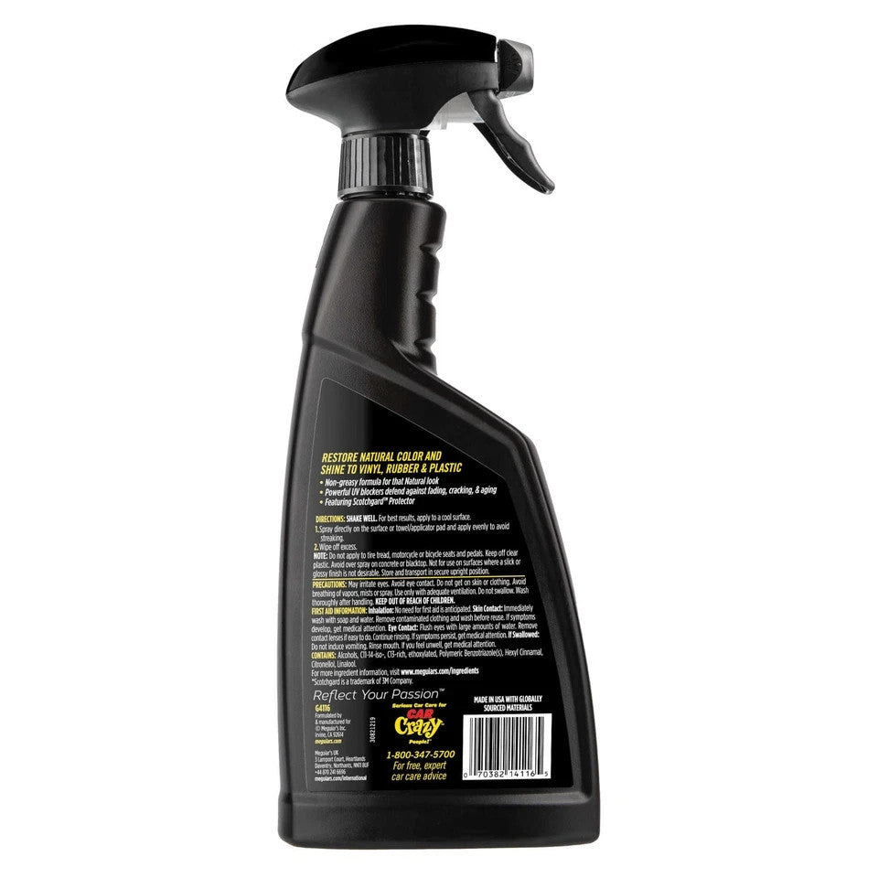 Meguiar's Natural Shine Vinyl & Rubber Protectant (473ml) - G4116