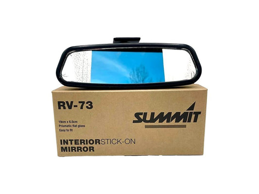 Non Dipping Stick On Rear View Mirror RV-73 Summit Genuine Top Quality Product